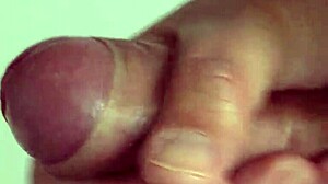 She fingers her wet pussy up close in solo tease