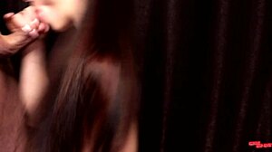 Stepmom's Close-Up Blowjob Lesson Turns Son On