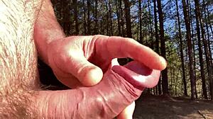 clitlicker662 flashes pussy outdoors update 35 forest fun