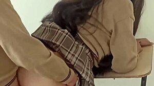 Cum inside me quick before they catch us fucking in class!