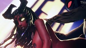 killision's second cumming has her bent over with big tits dripping cum 💦😈