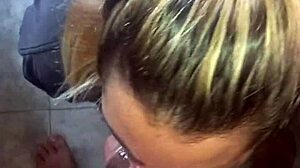 god i love givin' this sloppy deepthroat blowjob cum facial on her big tits latina slut