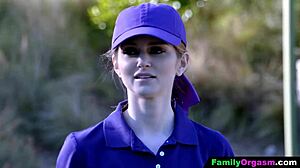 Competitive studs burn out stepdaughters in family orgasm four-way orgy frenzy