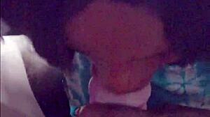 i can't resist this hot black princess slurping my white cock so skinny