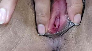 desi stepmom stuffs banana deep in her wet indian pussy fun