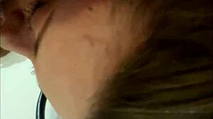 french slut in satin dress heels deepthroats pov doggystyle