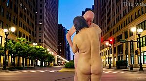 Agarabas and Olpr's public night shave preview with footjob tease