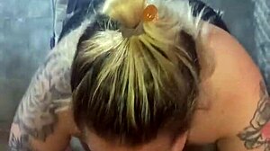 god i love givin' this sloppy deepthroat blowjob cum facial on her big tits latina slut