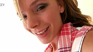 Pristine Edge's Skinny Petite Body Takes Huge Cock Deepthroat Face Fuck and Cum Swallow POV