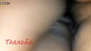 Preta Safada Begs for Cum in Her Fat Ass While Moaning!