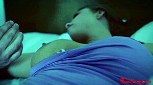 Stepmom Britney Ambers Rides Horny Stepson's Cock Wildly