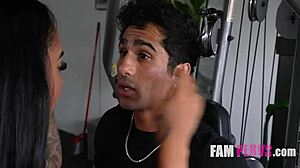 Kona Jade's Ebony Teen Ass Seduces Stepbro POV Cowgirl Ride