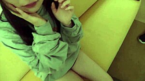 tiny 138cm gymnast gets secret after-practice lesson alone in room