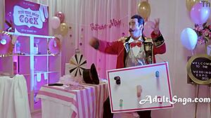 Lauren Phillips Pins Sock Suck Cock Game