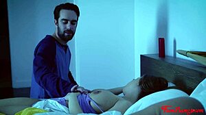 Stepmom Britney Ambers Rides Horny Stepson's Cock Wildly