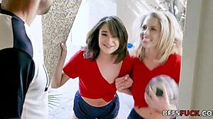 Soccer Fan Wins Fuck Lottery With Sucking Babes Gangbang