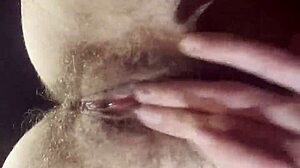 Teacher Fingers Dripping Hairy Pussy to Wild Orgasm Break