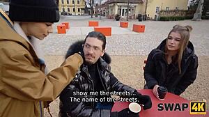 i watch as they pound my girlfriend's tight pussy with huge cocks