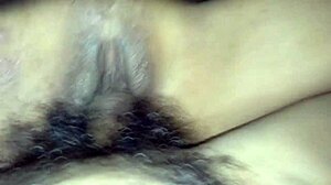 hot shaved friend spreads legs for my deep wet pussy creampie