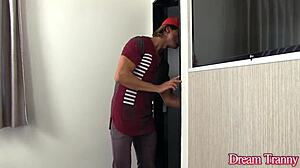 Tgirl Nathalia De Castro Ass Pounded Creampied Post Shower