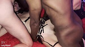 Lety Howl and Mae's first nightclub gangbang dancing into group banging