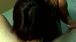 Latina Teases With POV Blowjob Ends In Huge Facial