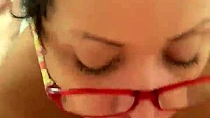 Anna Maria's mature Latina tits bounce during epic bj.