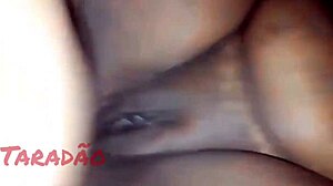 Preta Safada Begs for Cum in Her Fat Ass While Moaning!