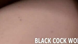 Big black monster cock stretches my pussy