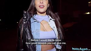 Nuria Millan Cheats with Public Blowjob