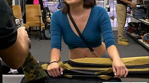 babe sells boyfriend stuff gets banged hard for cash pov