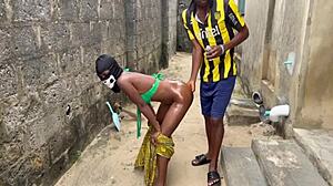 Black Pussy's Squirting Orgasms With Harveyxbush Backstage