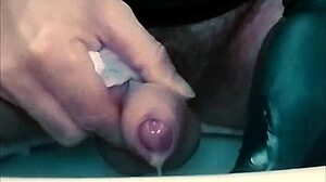 Latex Gloves and Cockring Tease Masturbation Series Intensifies