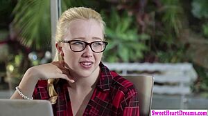 What if studying turns into hot pussy licking for these cute college lesbians?