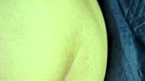 Stepdaughter gives me her tight hairy pussy first time closeup