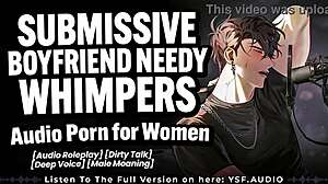 Submissive boyfriend, hump that bed harder while you whimper and moan for me!