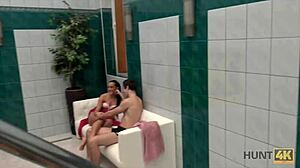 Wow, hunt4k brunette teen fucks mature lover hard for cash on hidden cam!