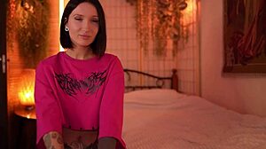 Step-daughter needs step-dad's cock to fix her sore throat right now