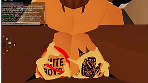 147 Roblox Porn Blacked Big Black Cock Threesome Ride!