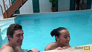 Wow, hunt4k brunette teen fucks mature lover hard for cash on hidden cam!