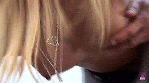 Perverted Boss Drills Blonde Secretaries Desk Threesome Cowgirl Cumshot