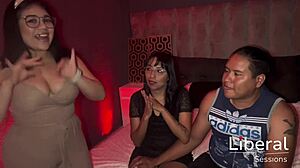 i watch my hotwife latina wife fuck friend's huge cock cuckold mmf