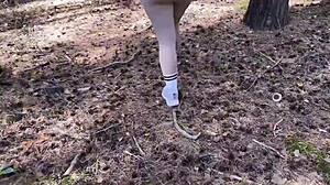 couple walks turn into hardcore homemade ass pounding