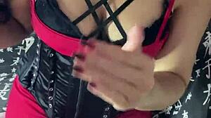 my submissive devil debora prado smokes then strokes my cock hungrily