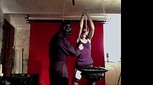 two cocks two pussies one strapon in dungeon orgy