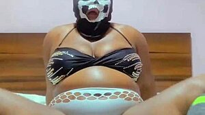 Flexible Curvy Legs Spread Wide For Monster Cock