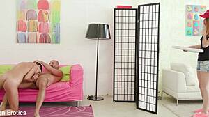 roxy dee bends over assfucked to mouth while friends watch her cumshot facial