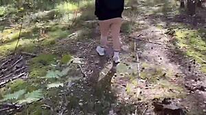 couple walks turn into hardcore homemade ass pounding