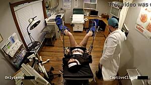 Lenna Lux Gags on Cock in Latex Nurse Fetish Hospital Scene