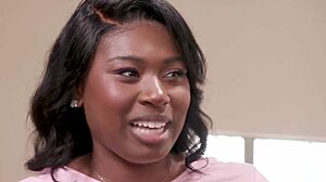 tessa thomas gags on slim poke's cock thanking him with sloppy deepthroat bliss